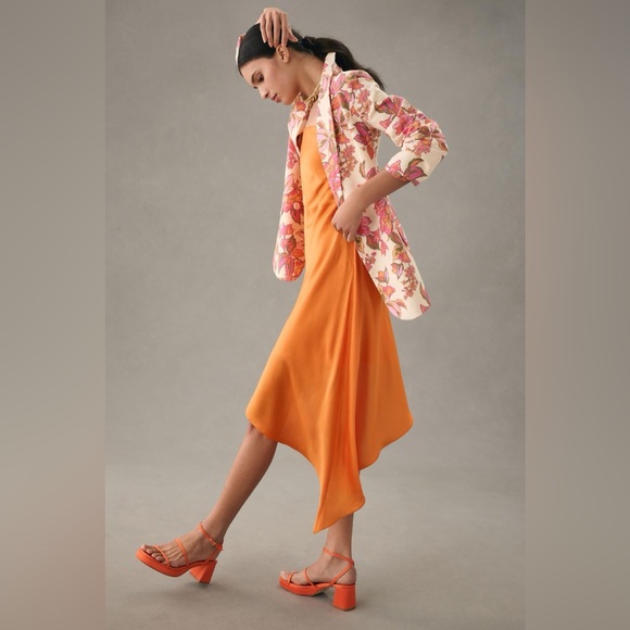 Anthropologie x Dolan Linen Floral Blazer - Picture 4 of 10